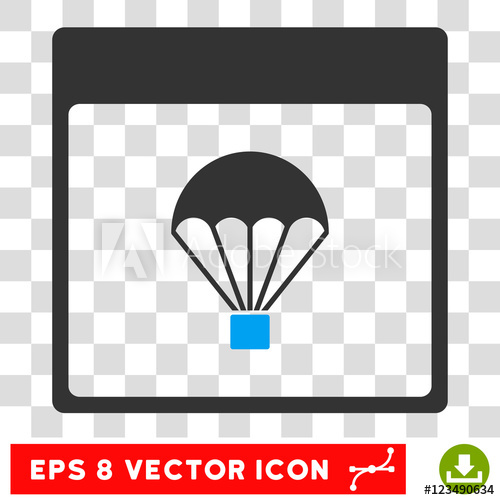 500x500 Vector Parachute Calendar