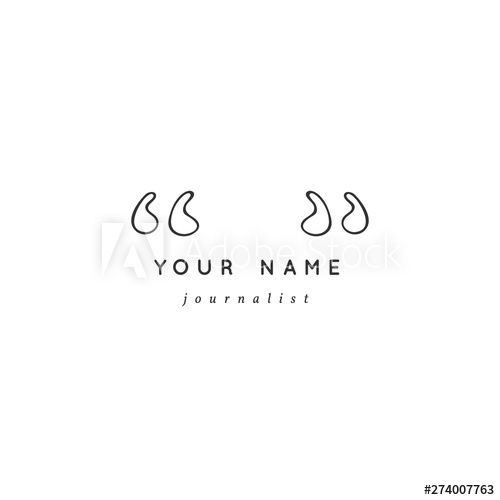 500x500 Hand Drawn Vector Logo Template, Parentheses Writing, Copywrite