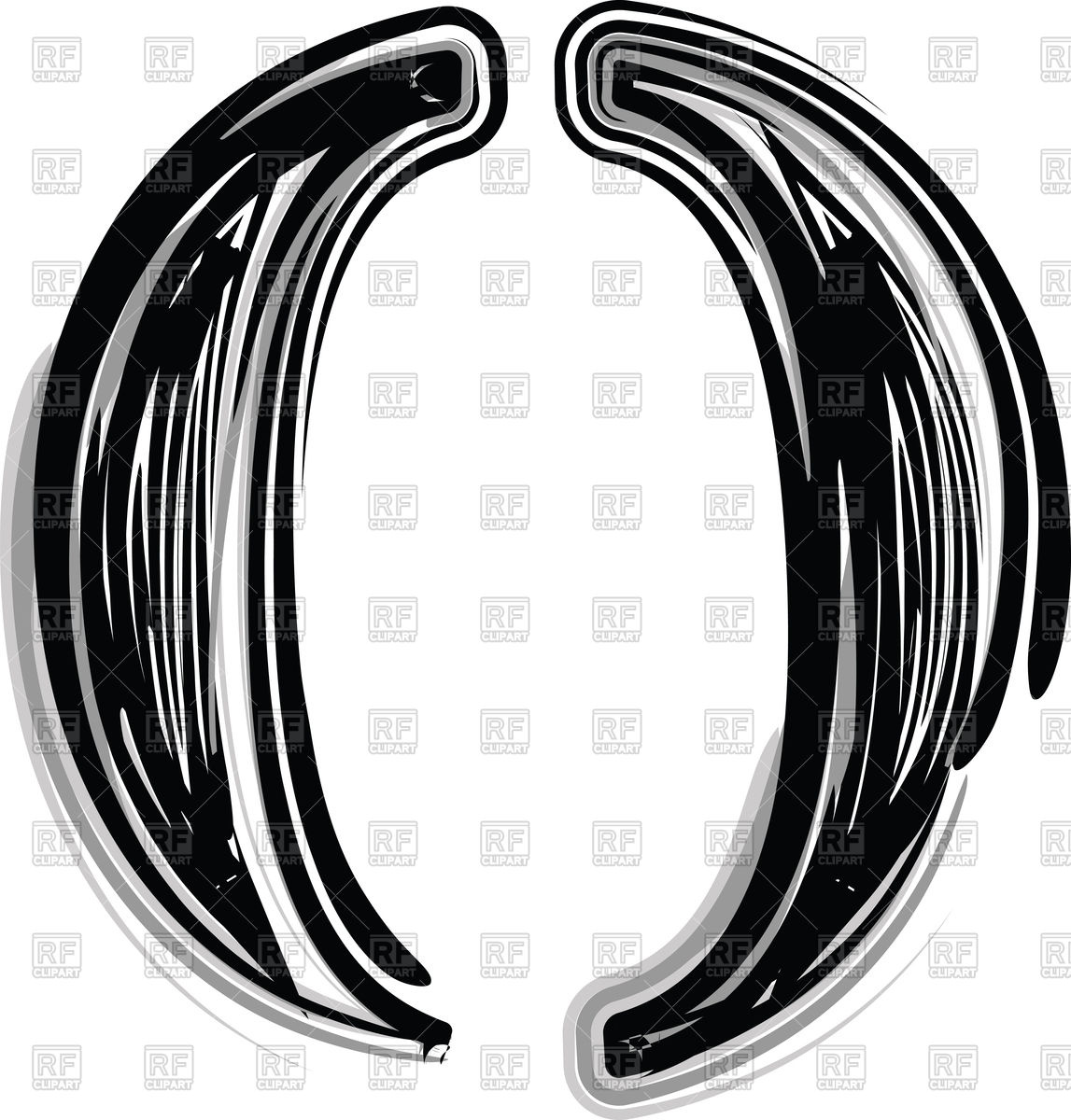 1147x1200 Parentheses Or Round Brackets Vector Image Of Signs, Symbols, Maps