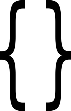 235x368 Vector Brackets Free Vector Download