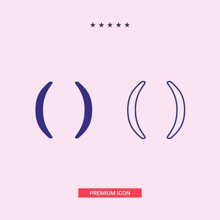 450x450 Volume Icons Symbol, Parentheses Small, Modern Style Royalty Free