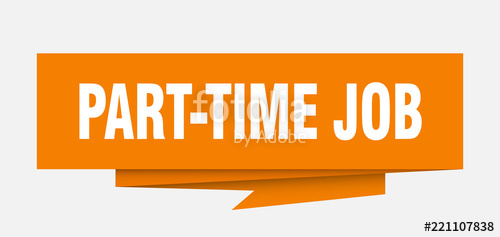 500x237 Part Time Job Stock Image And Royalty Free Vector