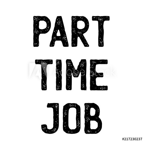 500x495 Part Time Job Stamp