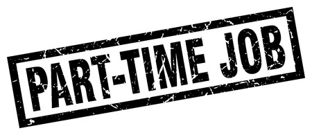 450x195 Square Grunge Black Part Time Job Stamp Royalty Free Vector Graphics