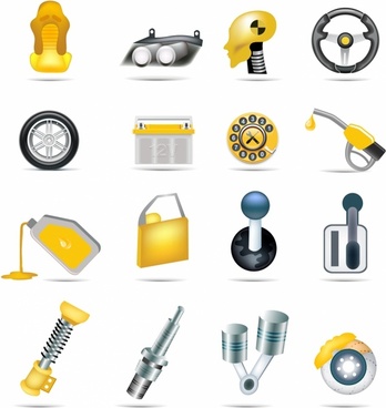 348x368 Car Parts Free Vector Download