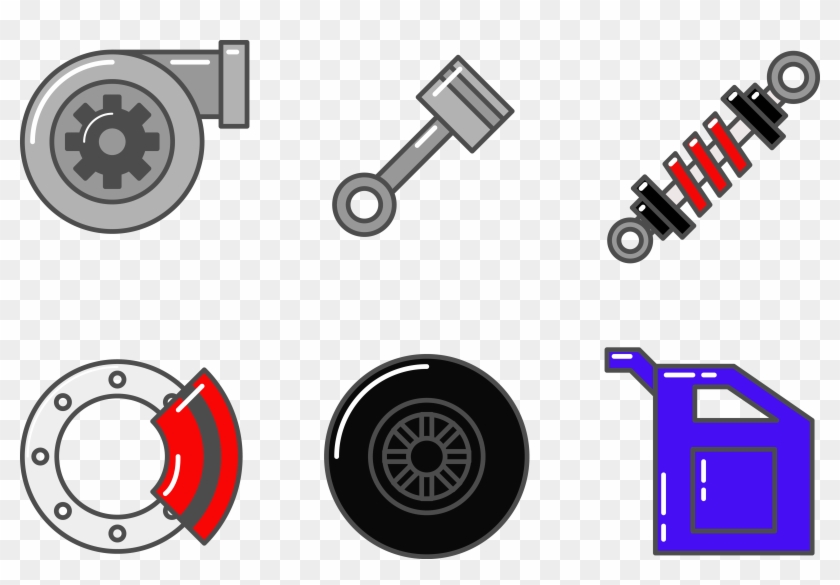 840x585 Free Car Parts Vector