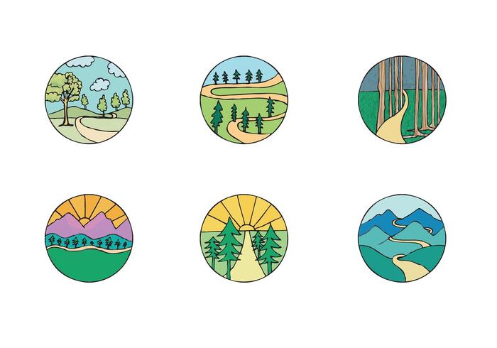 700x490 Path Free Vector Art