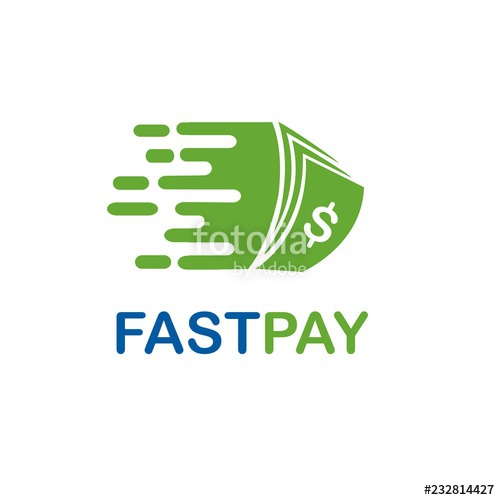 500x500 Fast Pay Logo Design Stock Image And Royalty Free Vector