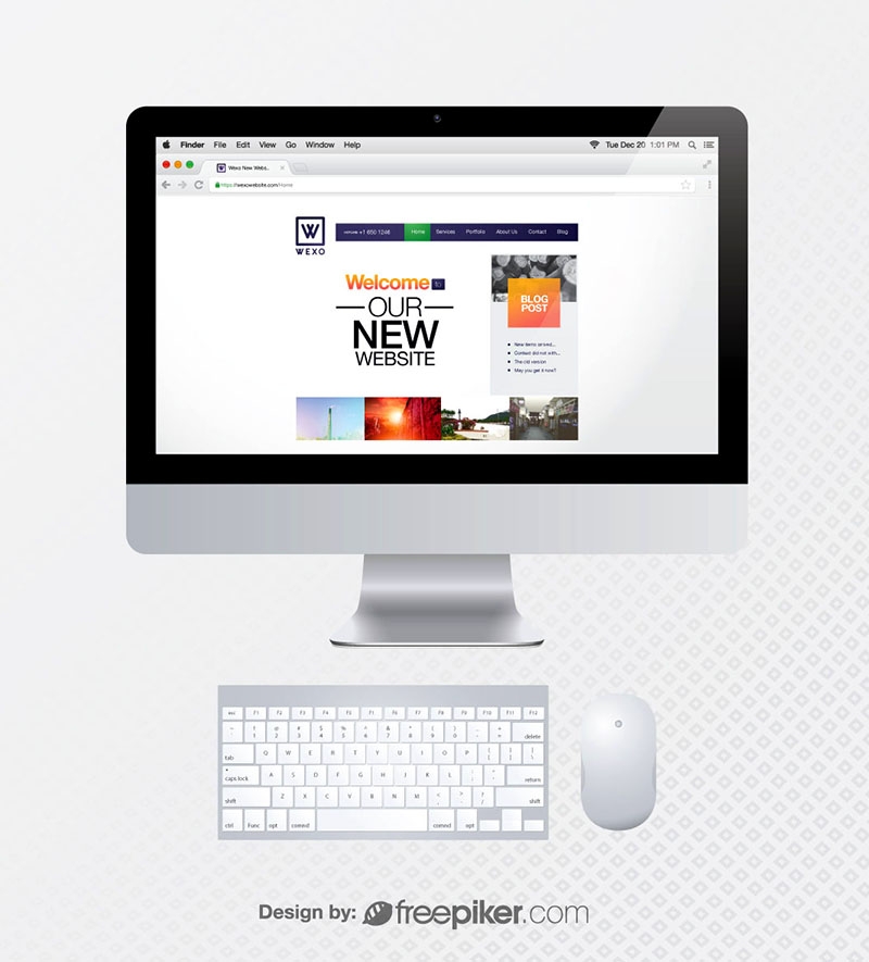 800x885 Freepiker Imac Computer Vector Pc