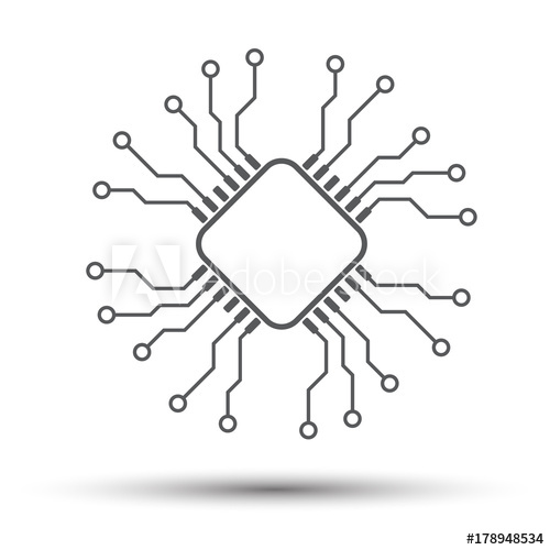 500x500 Pcb Electronic Element On The Board