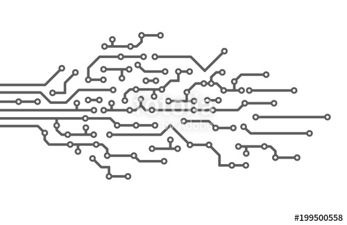 500x325 Technical Circuit Pcb Graphic Illustration Conceptual Design