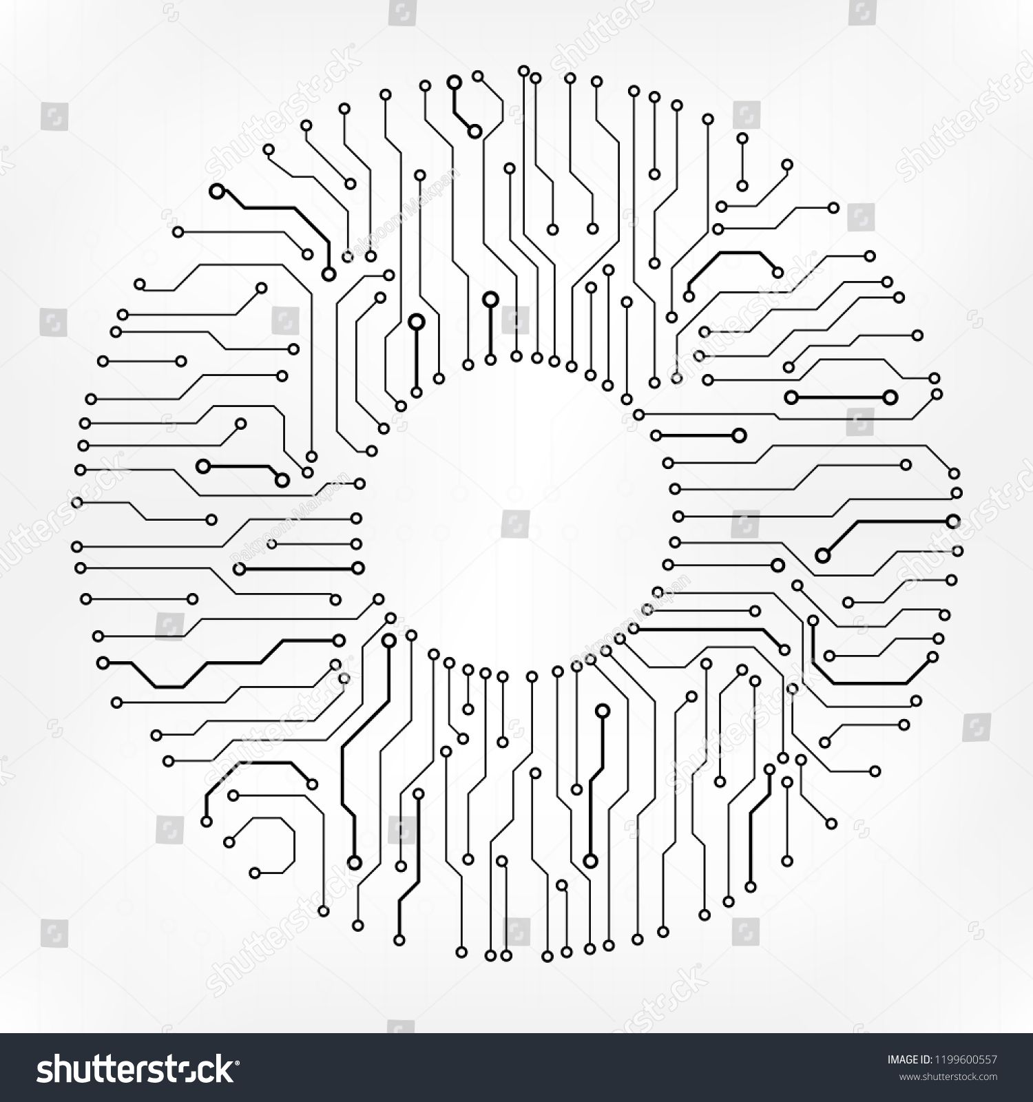 1500x1600 Circuit Board Technology Information Pattern Concept Vector