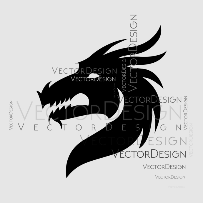 690x690 Dragon Head Graphics Dxf Png Cdr