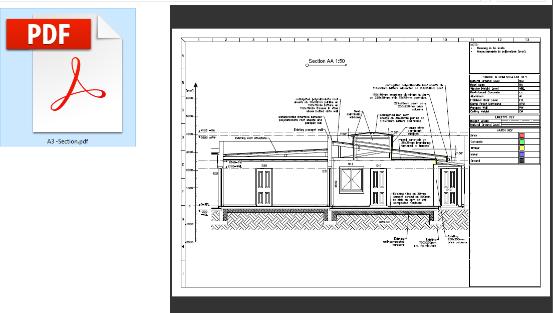 1104x624 Vector Pdf To Cad To Revit Elevation