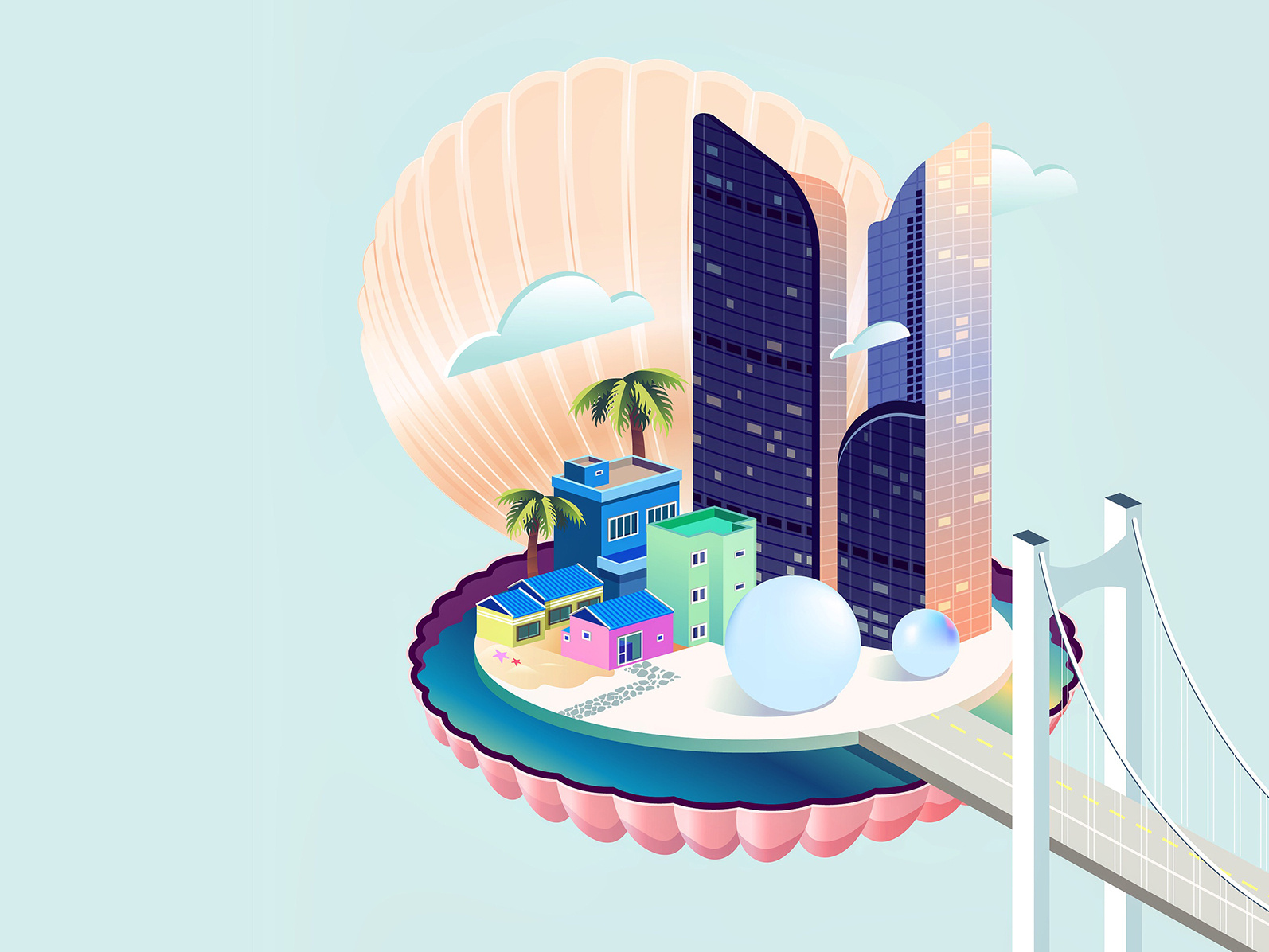 1594x1196 Busan Biggest City In Korea