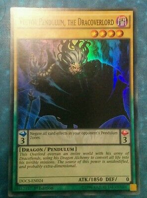 296x400 Yugioh Vector Pendulum, The Dracoverlord Super Various Ed Near