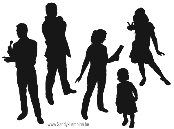 600x444 Free Illustrator Silhouette People