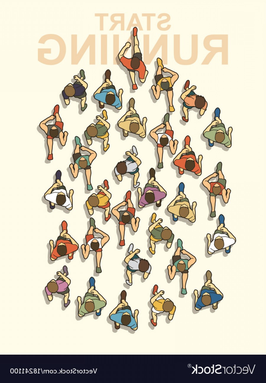 People Start Running Top View Graphic Vector Soidergi 900x1296 People Start Running Top View Graphic Vector Soidergi