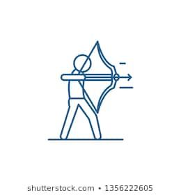 Purposefulness Line Icon Concept Purposefulness Flat Vector 260x280 Purposefulness Line Icon Concept Purposefulness Flat Vector