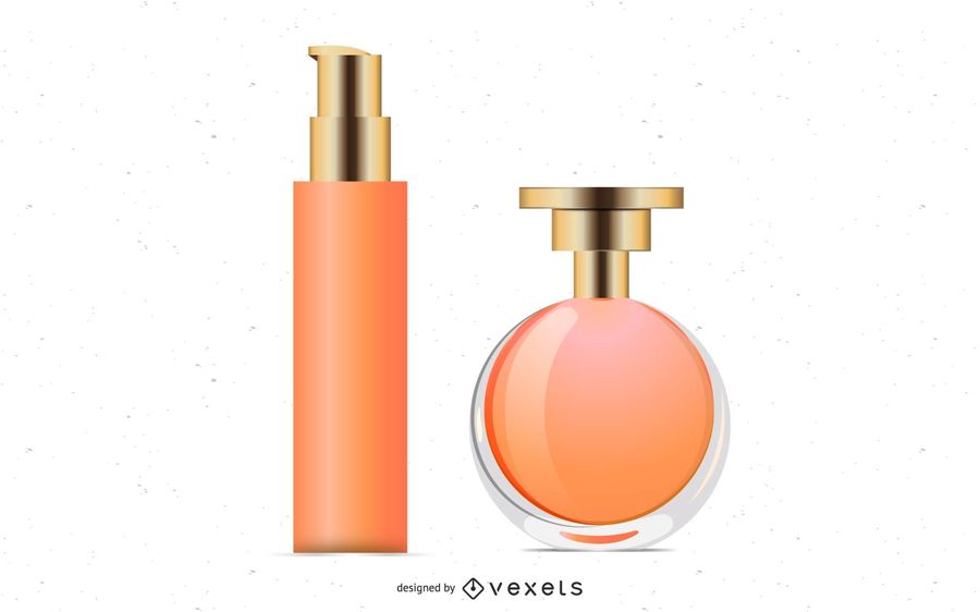 900x562 Vector Perfume Bottles