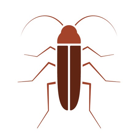 Cockroach Vector Pest Control Clip Art Isolated On White 450x450 Cockroach Vector Pest Control Clip Art Isolated On White
