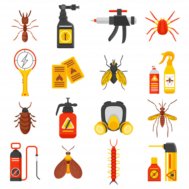 Pest Control Icons Set Vector Free Download 626x626 Pest Control Icons Set Vector Free Download