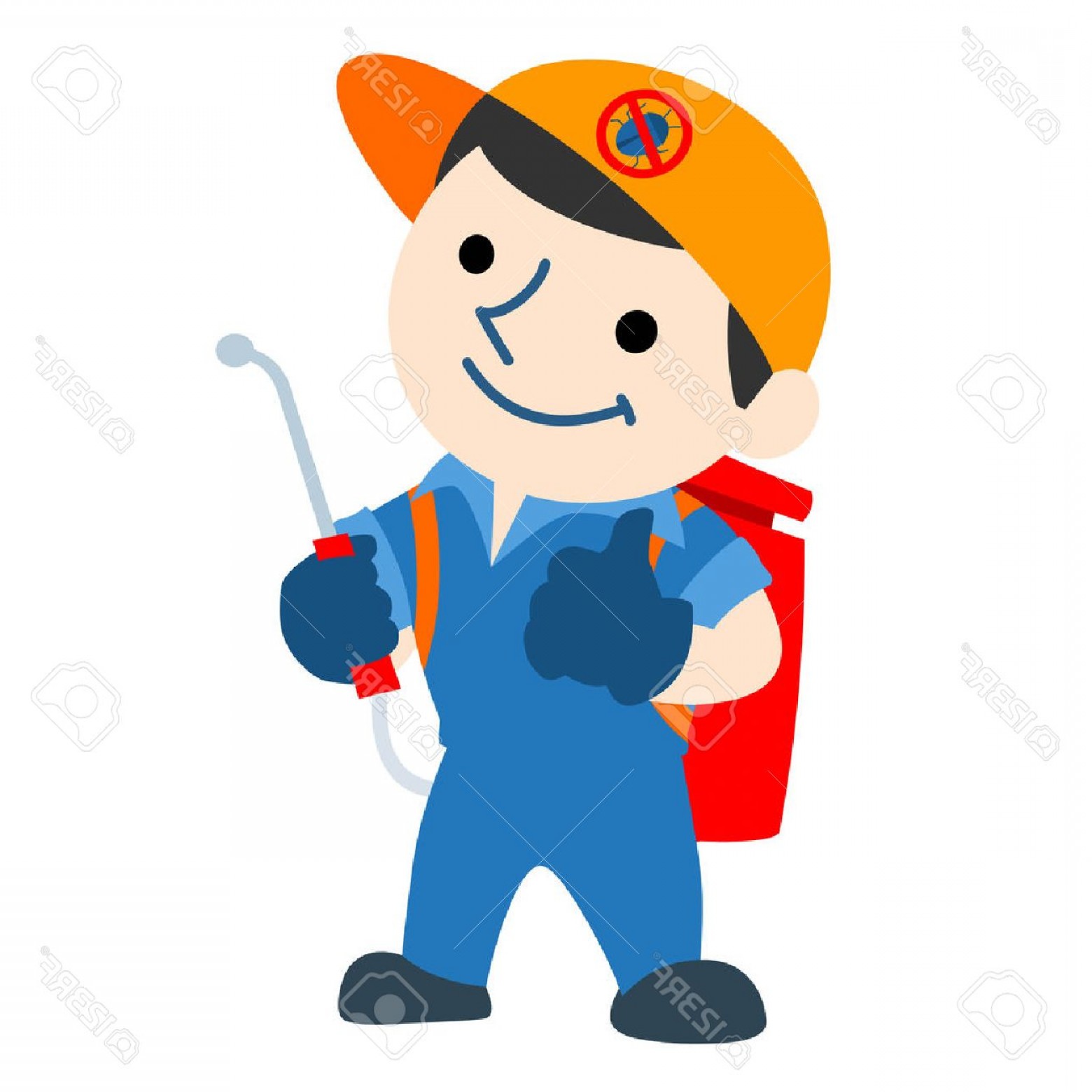 Photostock Vector Pest Control Service Logo Cartoon Vector 1560x1560 Photostock Vector Pest Control Service Logo Cartoon Vector