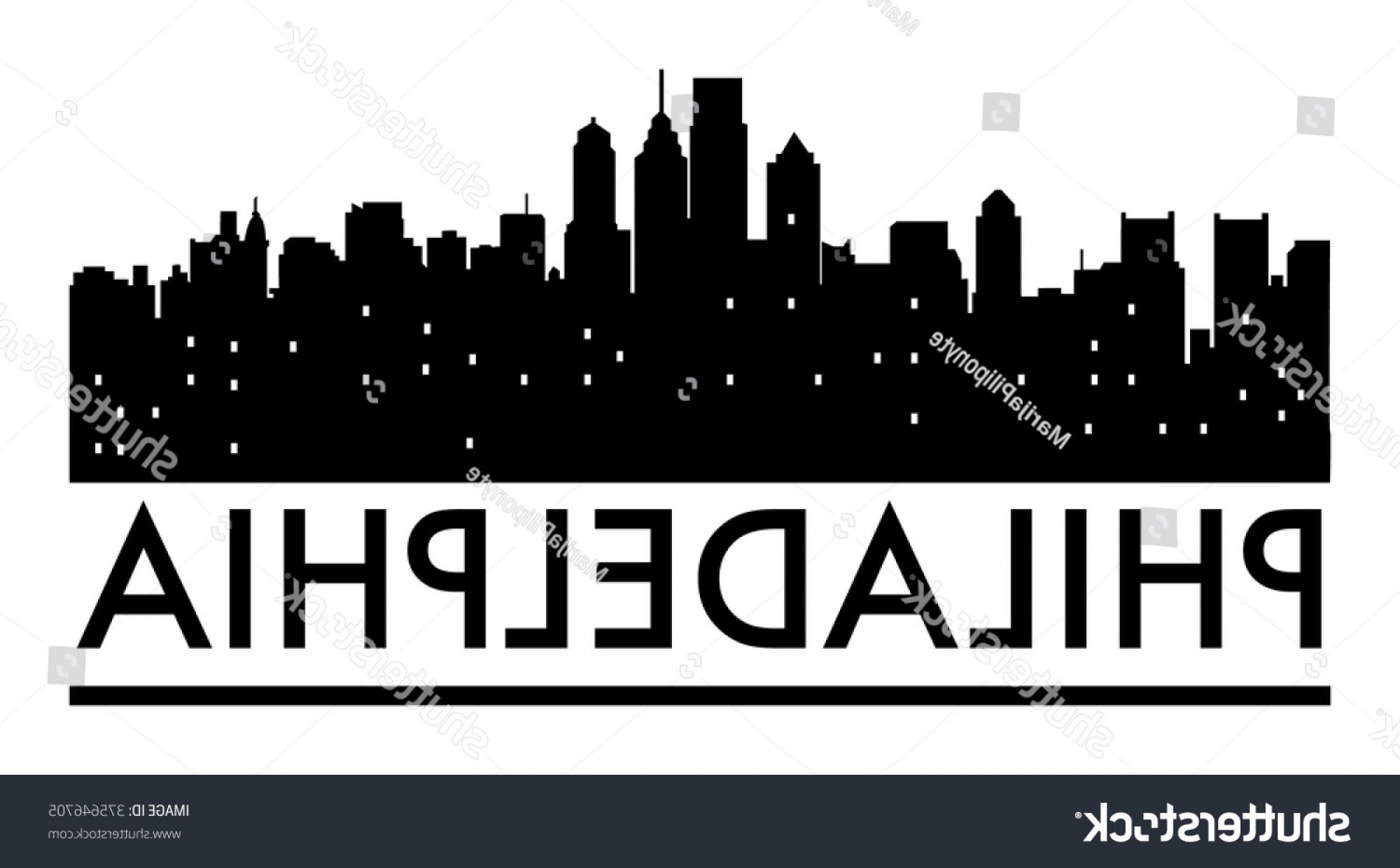 1800x1117 Philadelphia Skyline Outline Vector Geekchicpro