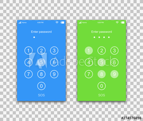 Screen Lock Authentication Password Smartphone Background Template 500x422 Screen Lock Authentication Password Smartphone Background Template