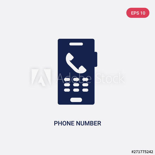 Two Color Phone Number Vector Icon From General Concept Isolated 500x500 Two Color Phone Number Vector Icon From General Concept Isolated
