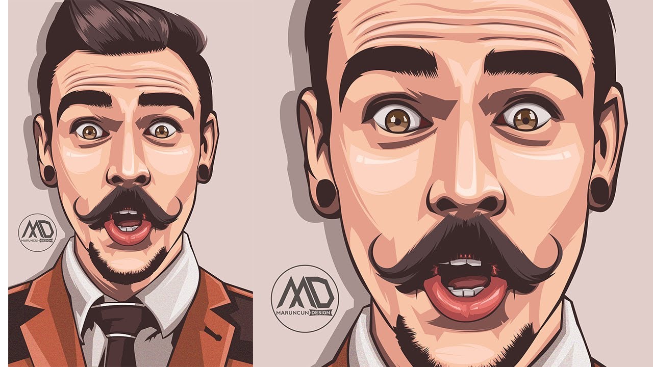 1280x720 Vector Portrait +