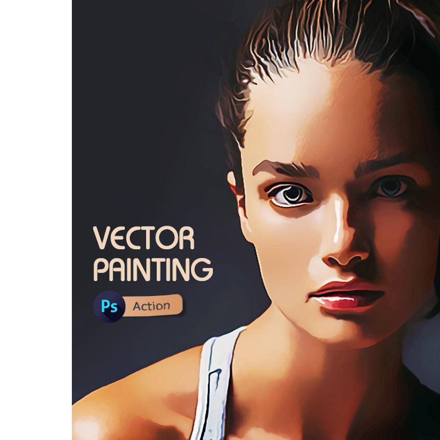 Vector Painting Photoshop Action 900x900 Vector Painting Photoshop Action