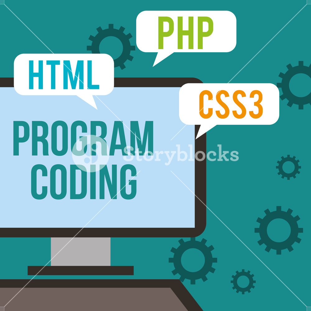 Data Digital Technology Html Php Program Coding Vector 1000x1000 Data Digital Technology Html Php Program Coding Vector