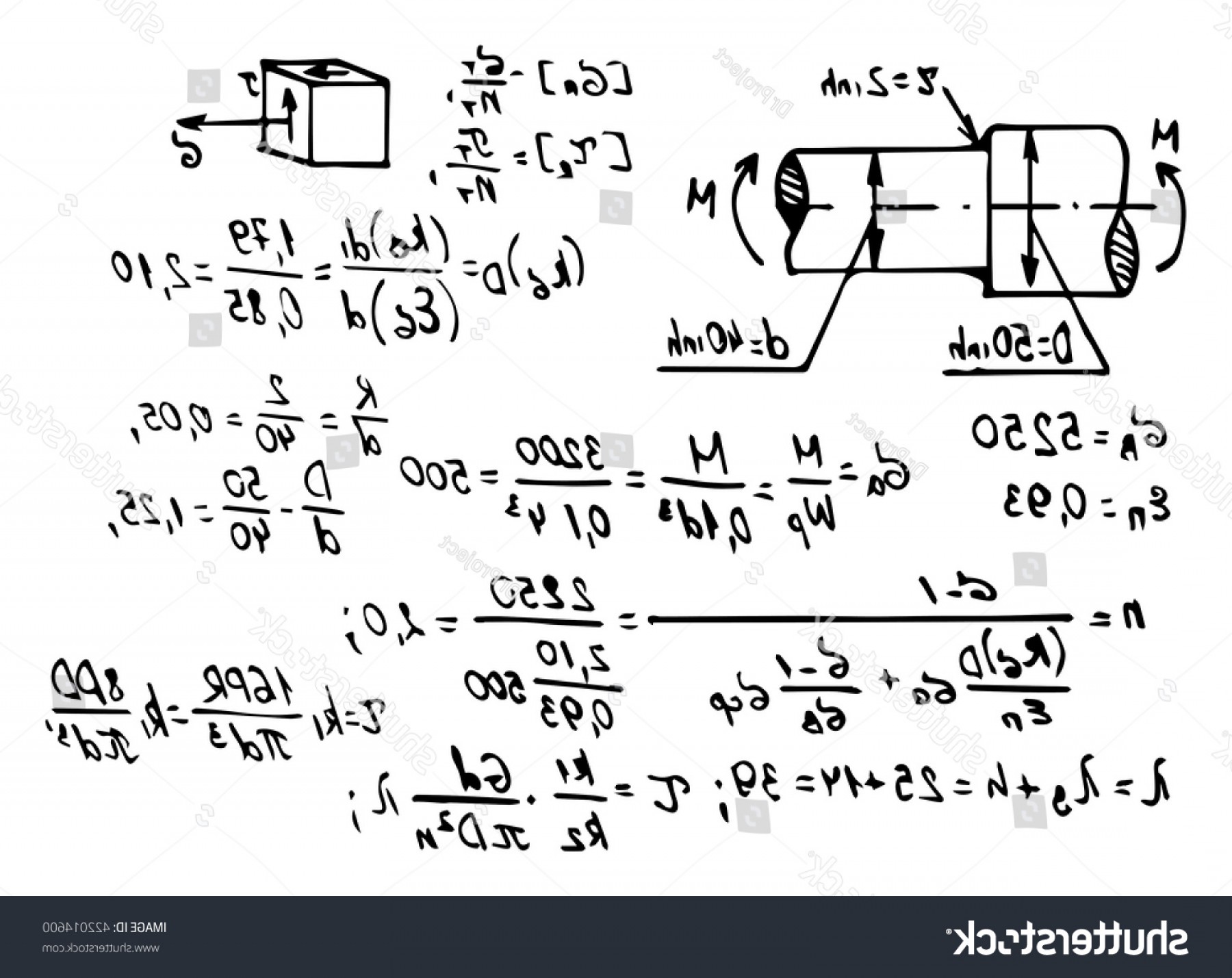 1800x1429 Physical Equations On Whiteboard Science Vector Soidergi