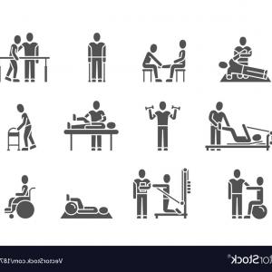 300x300 Photostock Vector Black Symbol Physical Therapy Vector