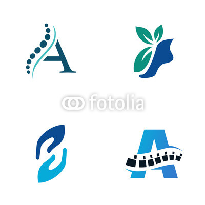 400x400 Physical Therapy Logo Vector Icon Illustration Collection Buy