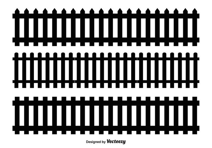 700x490 Picket Fence Vector Shapes