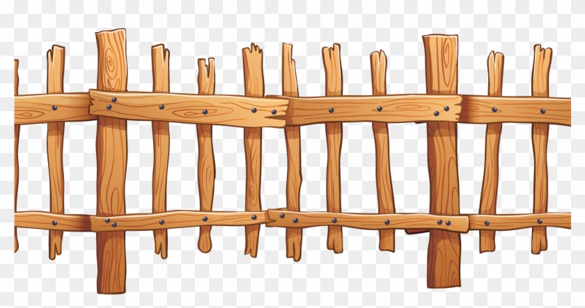 840x443 Picket Fence Wood Illustration