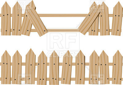 400x279 Rustic Wooden Fence Vector Image Of Objects Sharpner