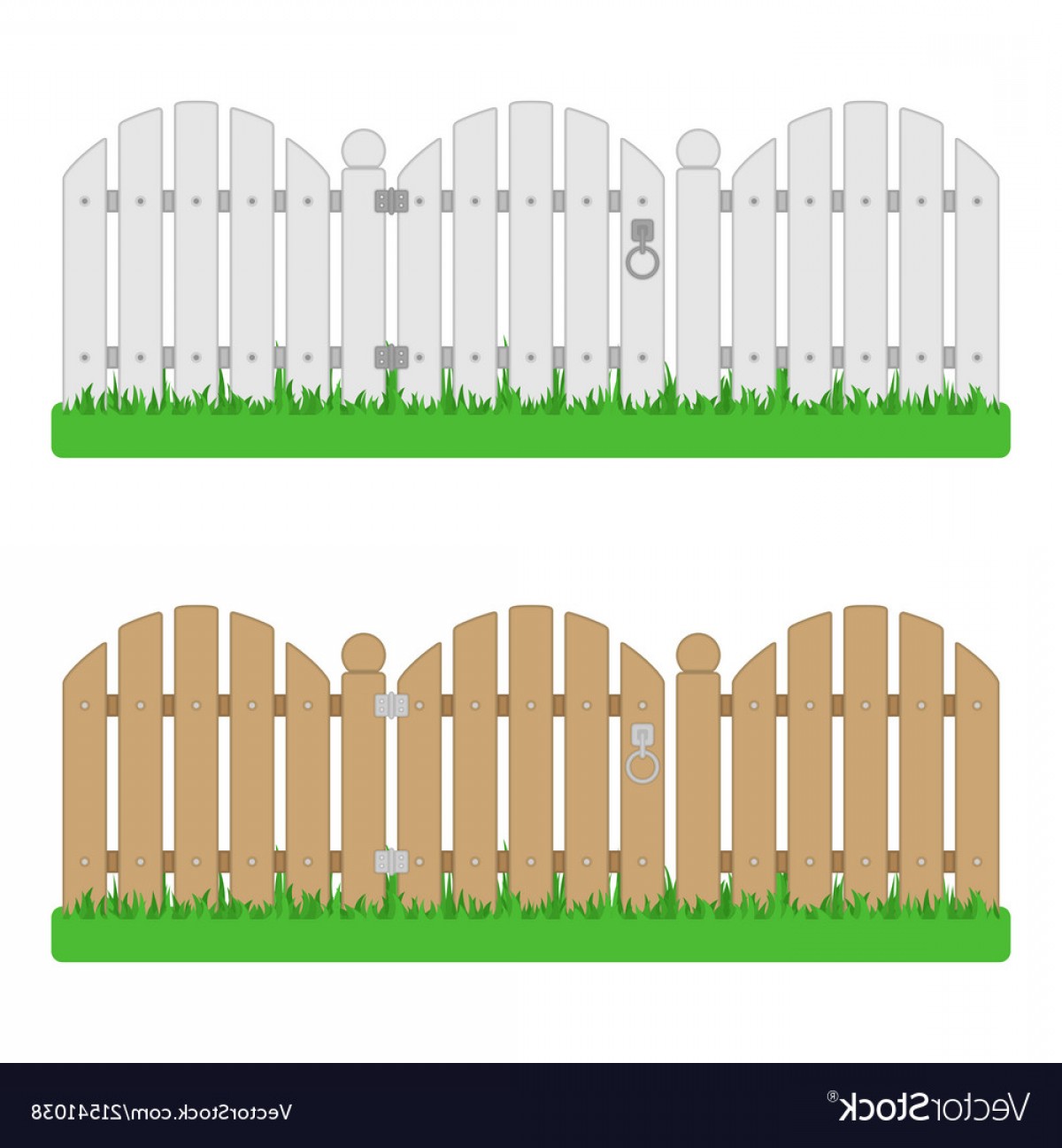 1200x1296 White Picket Fence Vector Createmepink