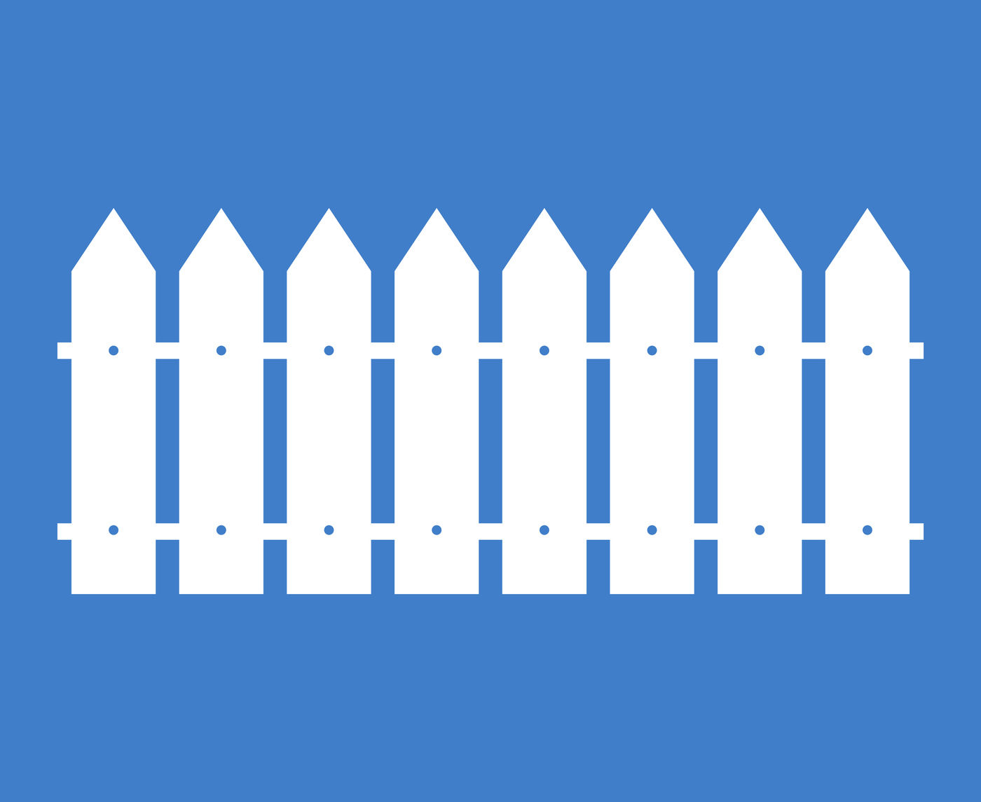 Vector Picket Fence at Collection of Vector Picket