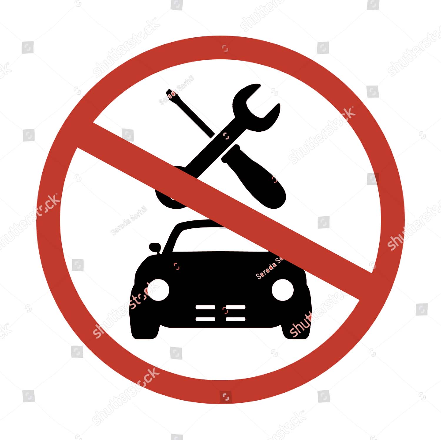 1500x1497 Stock Vector Car Service Icon On White Background Vector