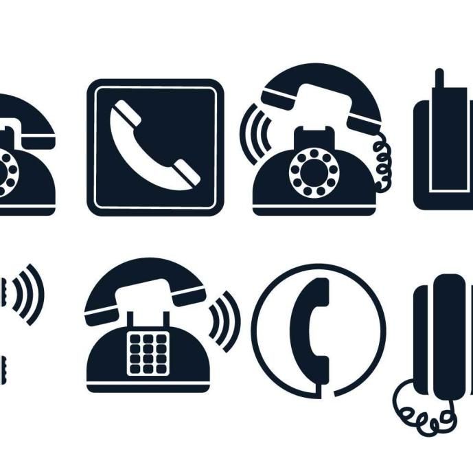 689x690 Tel Icon Vector Set Free Free Pik Icons Vector Free