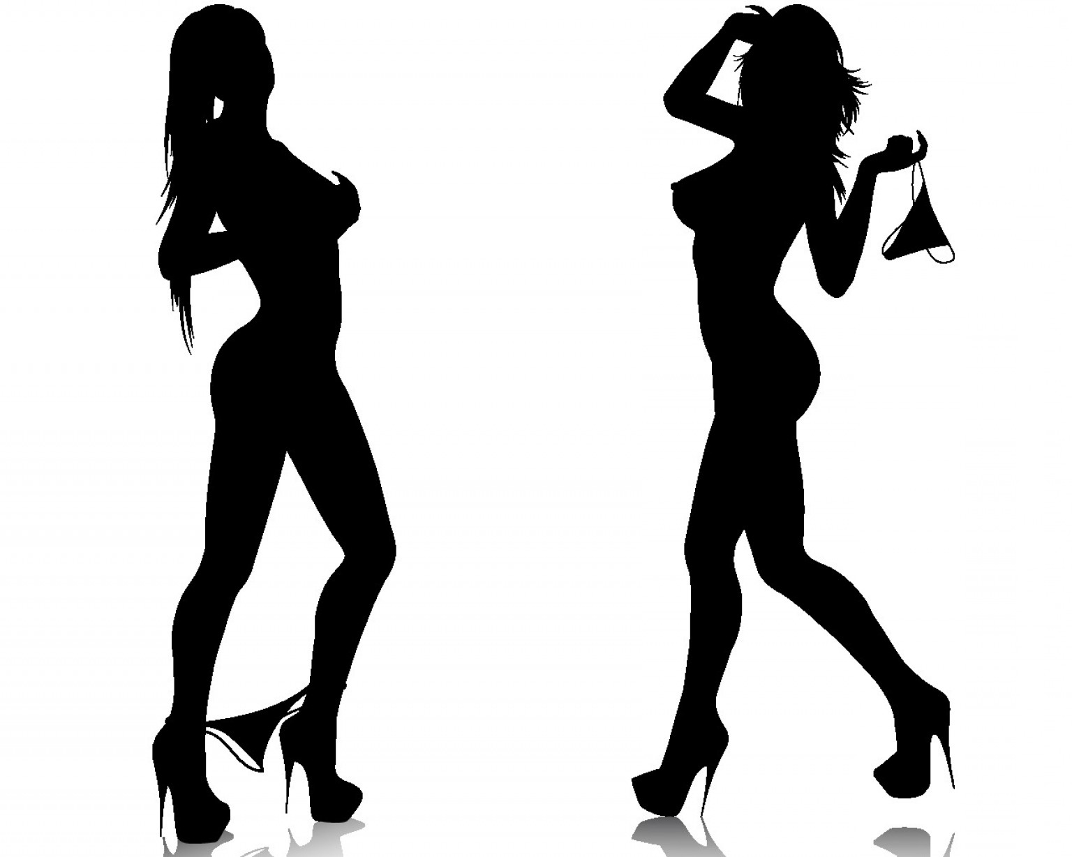1536x1228 Pin Up Girl Silhouette Vector Hoodamath