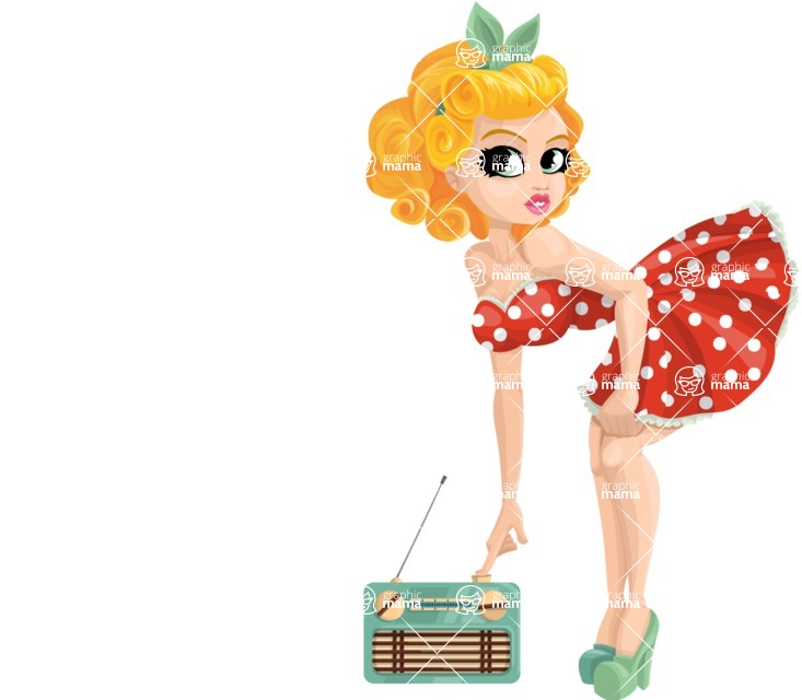 Vector Pin Up Girl At Vectorified Com Collection Of Vector Pin Up