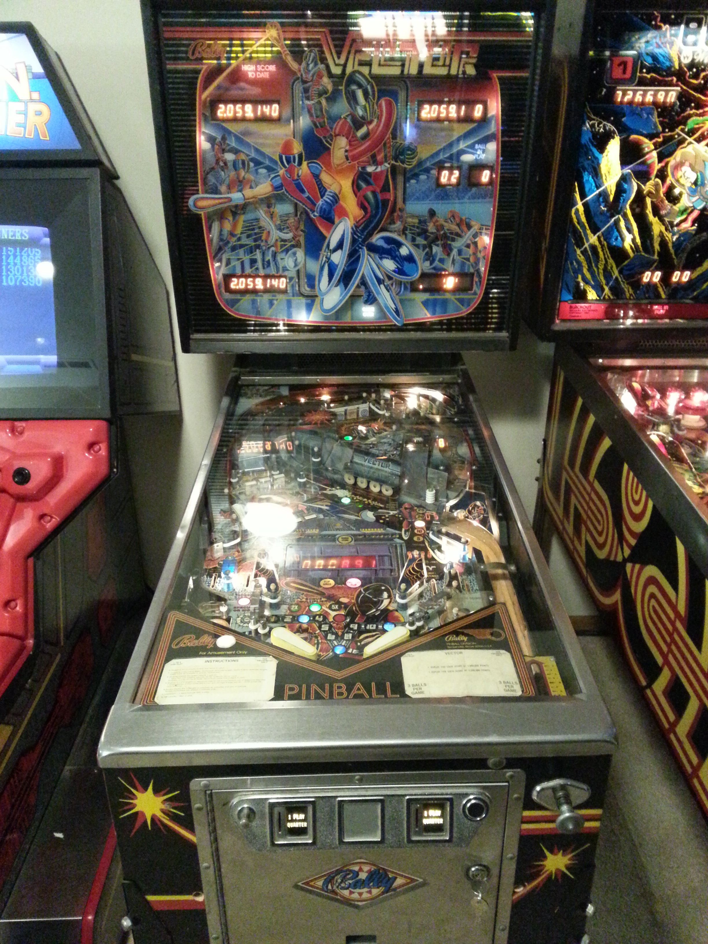 Bally Vector Pinball Wd's Arcade 2448x3264 Bally Vector Pinball Wd's Arcade