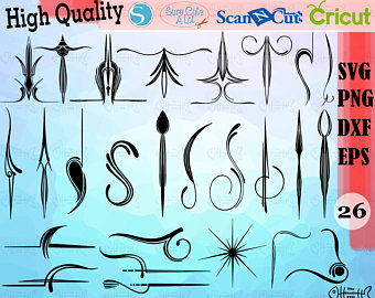 340x270 Shape Flourish Swirl Etsy