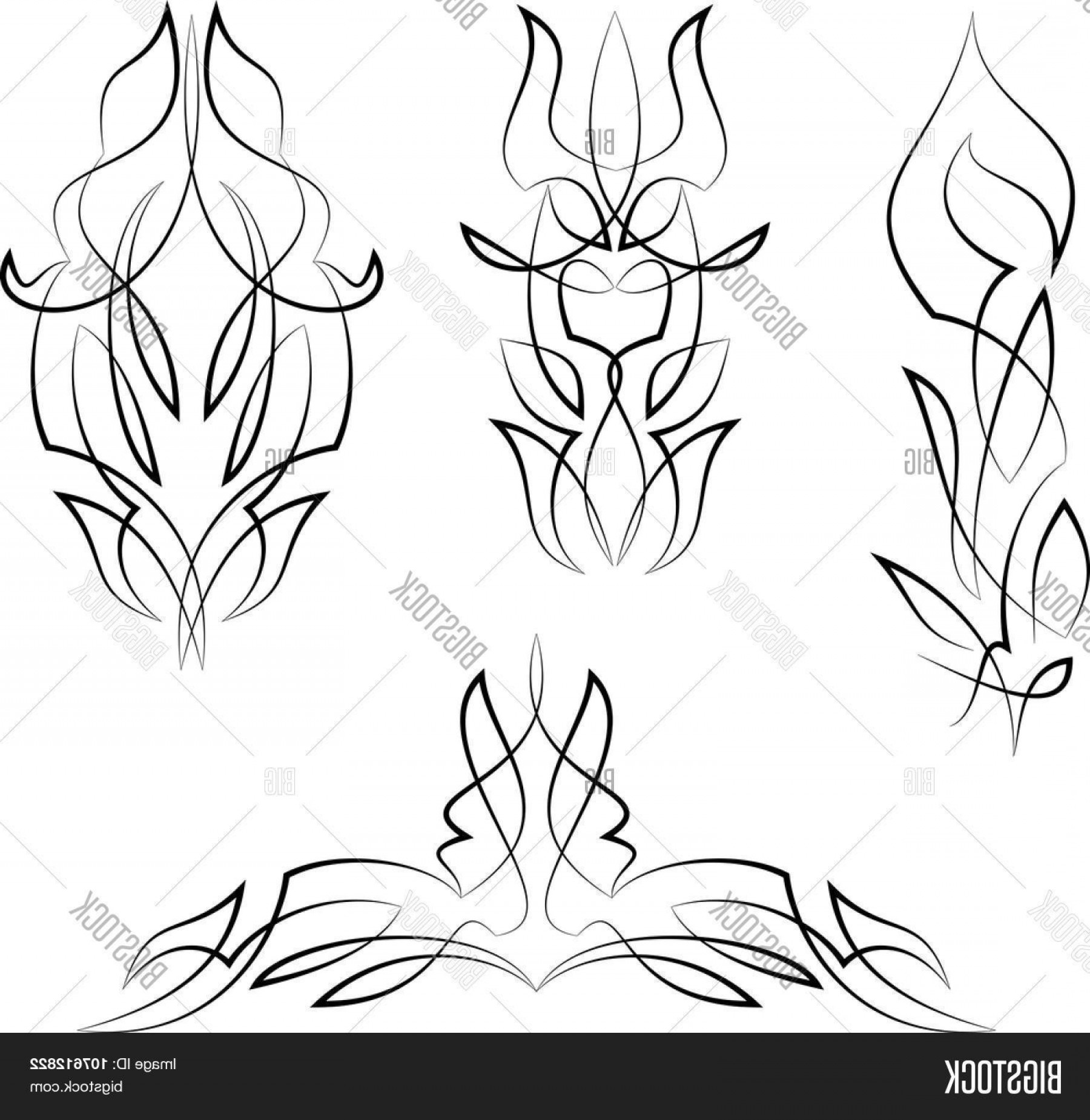 1800x1849 Stock Vector Pinstripe Graphics Cornerc Border A Vinyl Ready