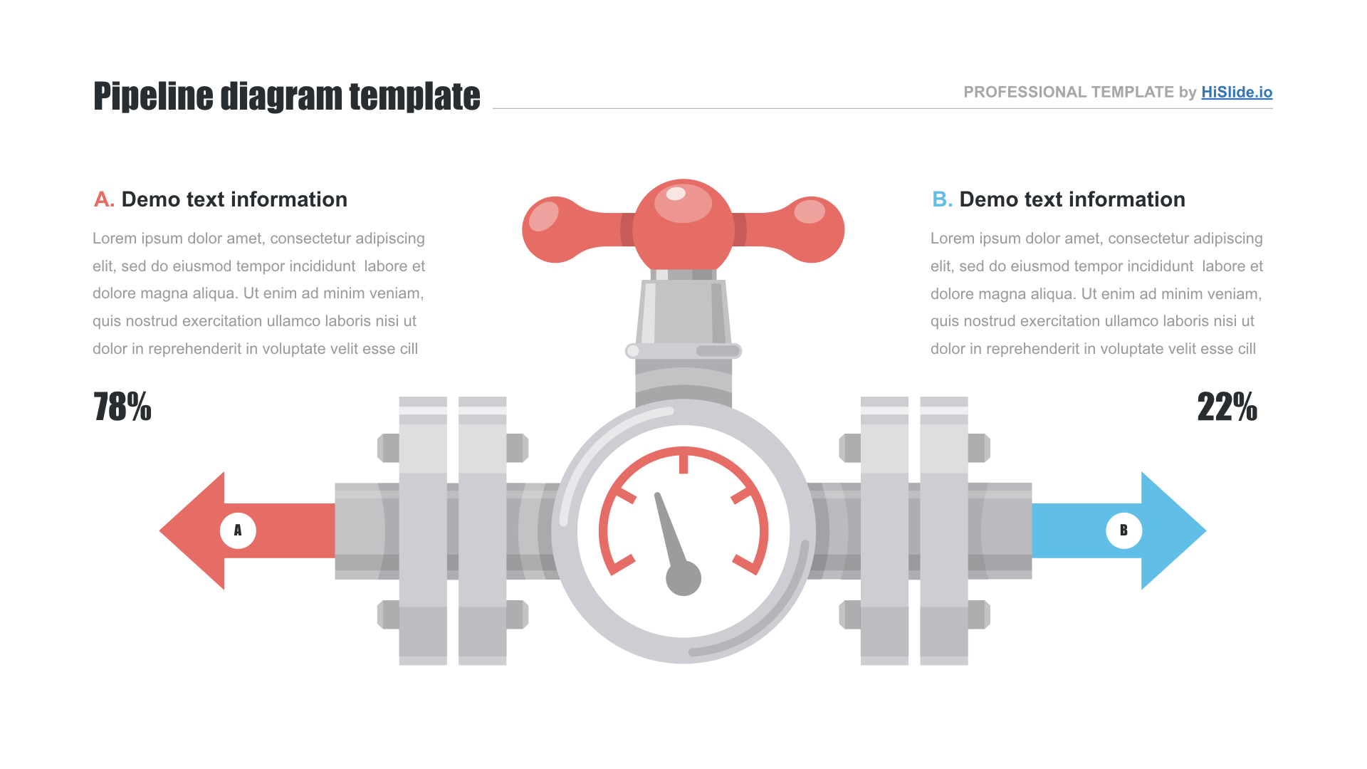 1920x1080 Free Vector Pipeline Google Slides