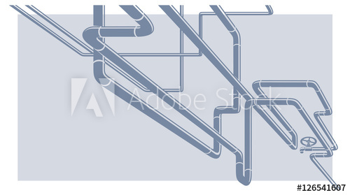 500x279 Industrial Vector Pipeline Construction